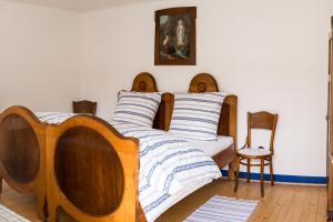 Postel nebo postele na pokoji v ubytování Penzion Berdina