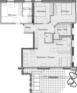 Das Verwall - finest serviced apartments平面图