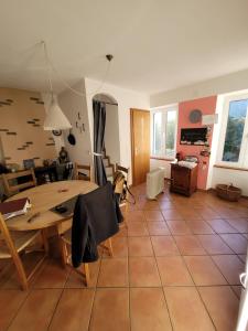 Posezení v ubytování Casa Hürlimann