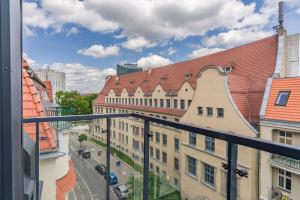 Výhľad na mesto Poznaň alebo výhľad na mesto priamo z apartmánu