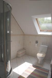 Koupelna v ubytování Apartament Vistula