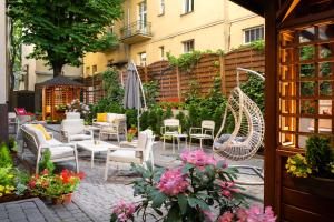 Vonkajšia záhrada v ubytovaní Amber Boutique Hotels - Hotel Amber