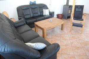 Posezení v ubytování Wiesenblick Fenja