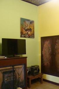 TV a/nebo společenská místnost v ubytování Intiaconcagua Hostel Habitaciones privadas
