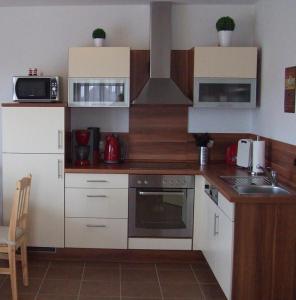 Kuchyň nebo kuchyňský kout v ubytování Sonnenschein