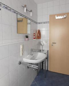 Koupelna v ubytování Sonnenschein