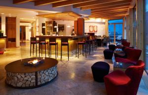 Posezení v ubytování Hotel Cores