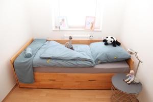 Ein Bett oder Betten in einem Zimmer der Unterkunft Biene