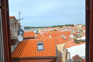 Widok na miasto Rovinj z tego apartamentu