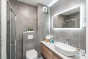 Kúpeľňa v ubytovaní New modern apartment Andrea