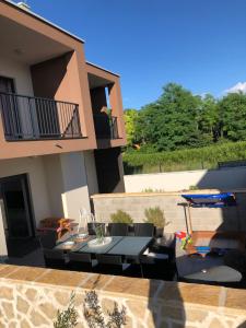 Balkón nebo terasa v ubytování Holidayhouse Duje 4+1 rooftop terrace seaview
