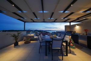Balkón alebo terasa v ubytovaní Adria Concept boutique apartments