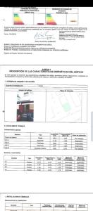 página de un documento con las descripciones de un autobús en Plaza Rio Aguasvivas 5 BB, en Torremolinos