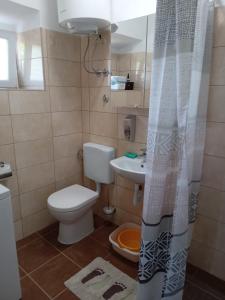 Kúpeľňa v ubytovaní Kastelanic apartman + 6 fotografií