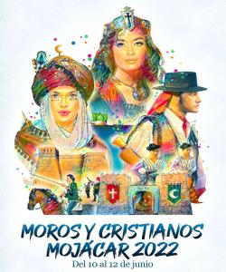 a poster for monkey christmas maughan at Boutique Hostal "Casa Justa" in Mojácar