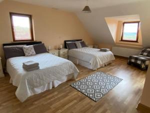 Postel nebo postele na pokoji v ubytování Hilltop