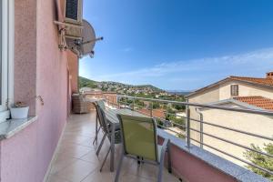 Balkon lub taras w obiekcie Apartment Ćosić Green