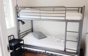 Bunk bed o mga bunk bed sa kuwarto sa Gorgeous Home In rjng With Wifi