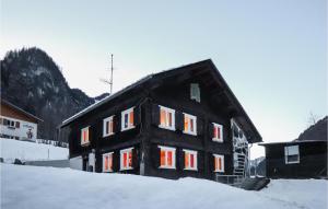 Großes Ferienhaus Dalaas v zime
