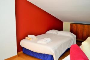 Postel nebo postele na pokoji v ubytování Apartamento Golf Resort