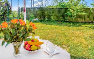 Κήπος έξω από το Awesome Home In Dzwirzyno With Wifi