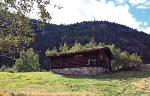 a small cabin on a hill in a field at 2 Bedroom Cozy Home In mli in Støylen