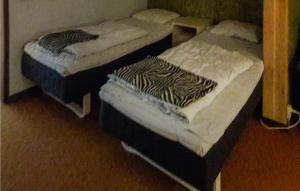 2 Einzelbetten in einem Zimmer in der Unterkunft Awesome Home In Holsljunga With Kitchen in Holsljunga