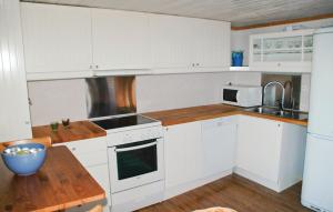 Virtuvė arba virtuvėlė apgyvendinimo įstaigoje Cozy Apartment In Skrhamn With House Sea View