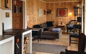 A seating area at Amazing Home In Seim With House Sea View