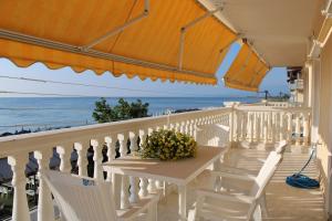 Balkón nebo terasa v ubytování Olympic Beach Rooms