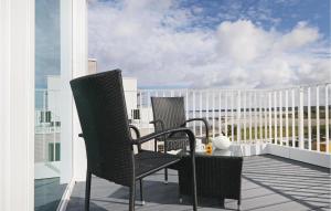 Ein Balkon oder eine Terrasse in der Unterkunft Priwallpromenade 2, Whg 11
