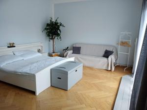 Postel nebo postele na pokoji v ubytování Apartmán XXL