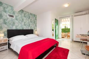 Posteľ alebo postele v izbe v ubytovaní Kosic studio cosy & perfect for two