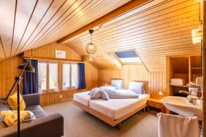 Postel nebo postele na pokoji v ubytování Seehotel Sternen