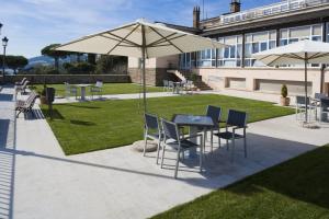 Jardín al aire libre en Parador de Ribadeo