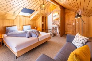 Postel nebo postele na pokoji v ubytování Seehotel Sternen
