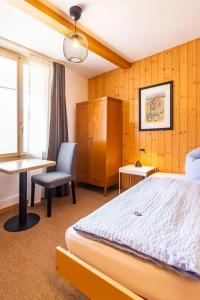 Postel nebo postele na pokoji v ubytování Seehotel Sternen