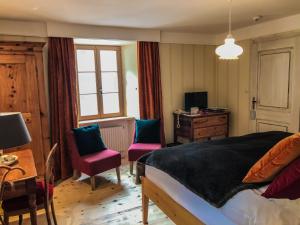 Posezení v ubytování Hôtel Bella Tola & SPA