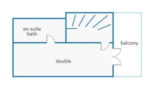 The floor plan of Villa Noa by Villa Plus