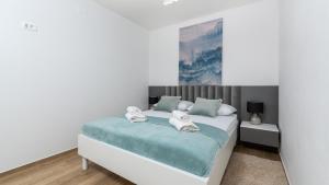 Posteľ alebo postele v izbe v ubytovaní Villa Audrey + 23 fotografií