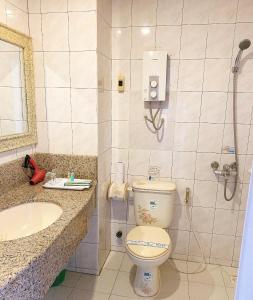 Koupelna v ubytování Chung Hsin Hotel 中信酒店