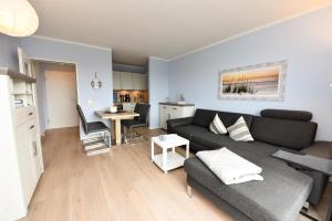 Ein Sitzbereich in der Unterkunft "Appartementhaus Deichgraf" Appartement D450