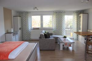 Η κουζίνα ή μικρή κουζίνα στο City-Appartement 12.1.