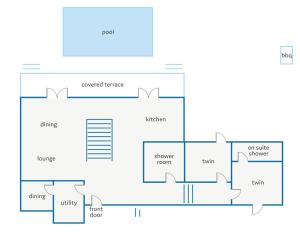 Grundriss der Unterkunft Villa Amatista by Villa Plus