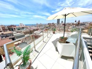 Balkón nebo terasa v ubytování El Pont Alicante Apartments