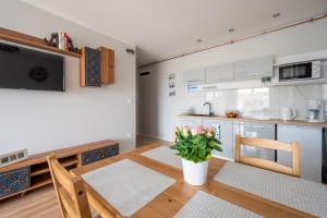 Η κουζίνα ή μικρή κουζίνα στο Apartament Alga1 +4 φωτογραφίες