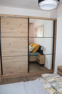 Postel nebo postele na pokoji v ubytování Apartman Mila 21