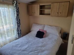 Krevet ili kreveti u jedinici u okviru objekta 8 BERTH DELUXE PG153 GOLDEN PALM CHAPEL ST LEONARDS +8 fotografija