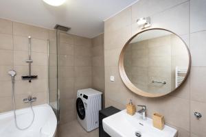 Koupelna v ubytování Apartmán 21 Hubertus