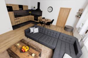 Kuchyň nebo kuchyňský kout v ubytování Apartmán 21 Hubertus